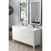 Linear Glossy White 59" Double (Vanity Only Pricing)